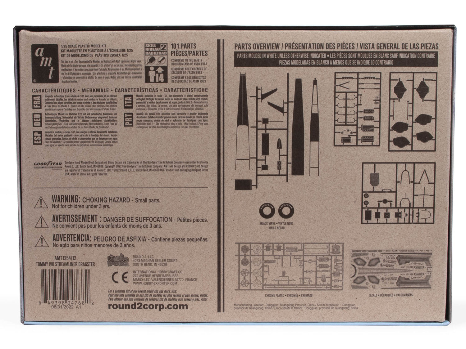 AMT Tommy Ivo Streamliner Dragster 1:25 Scale Model Kit