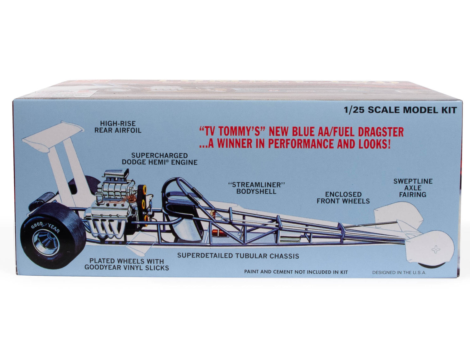 AMT Tommy Ivo Streamliner Dragster 1:25 Scale Model Kit