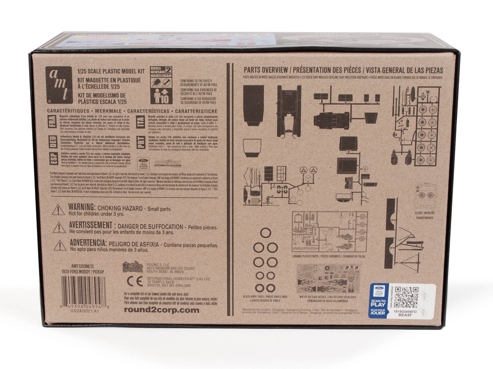 AMT 1929 Ford Woody Pickup 1:25 Scale Model Kit