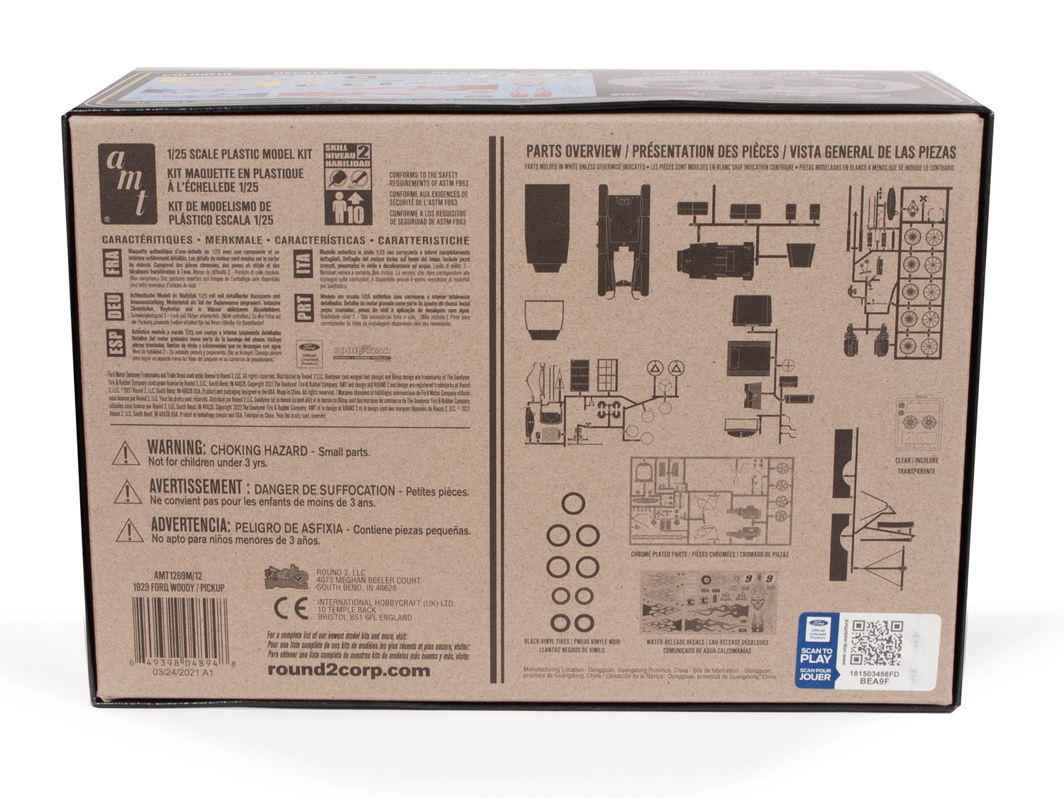 AMT 1929 Ford Woody Pickup 1:25 Scale Model Kit