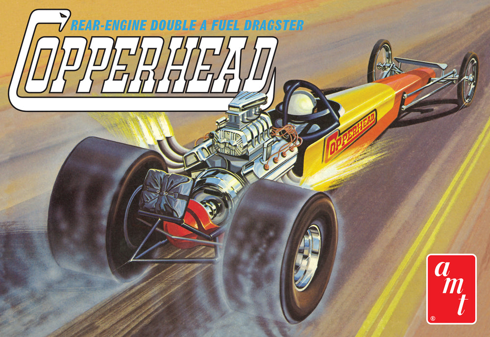 AMT Copperhead Rear-Engine Dragster 1:25 Scale Model Kit