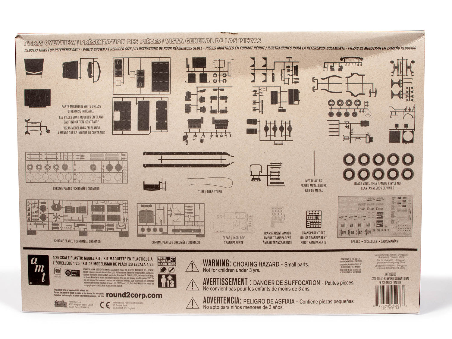 AMT Kenworth W-925 Tractor Coca-Cola 1:25 Scale Model Kit