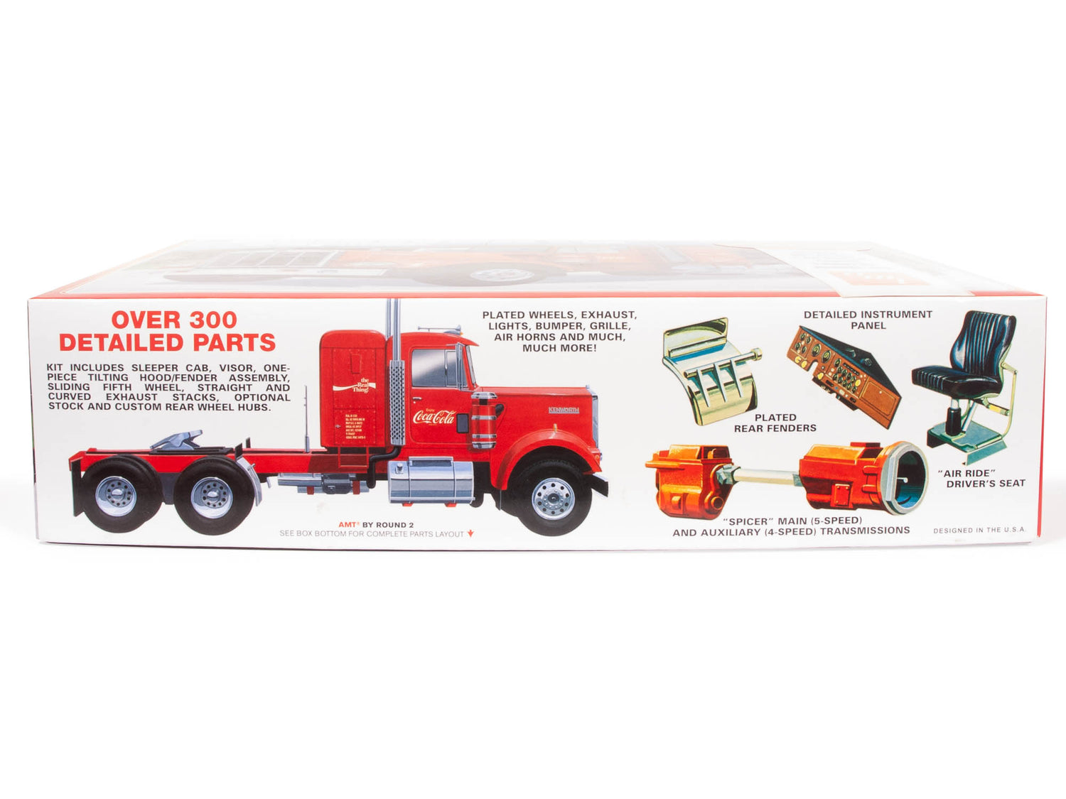 AMT Kenworth W-925 Tractor Coca-Cola 1:25 Scale Model Kit