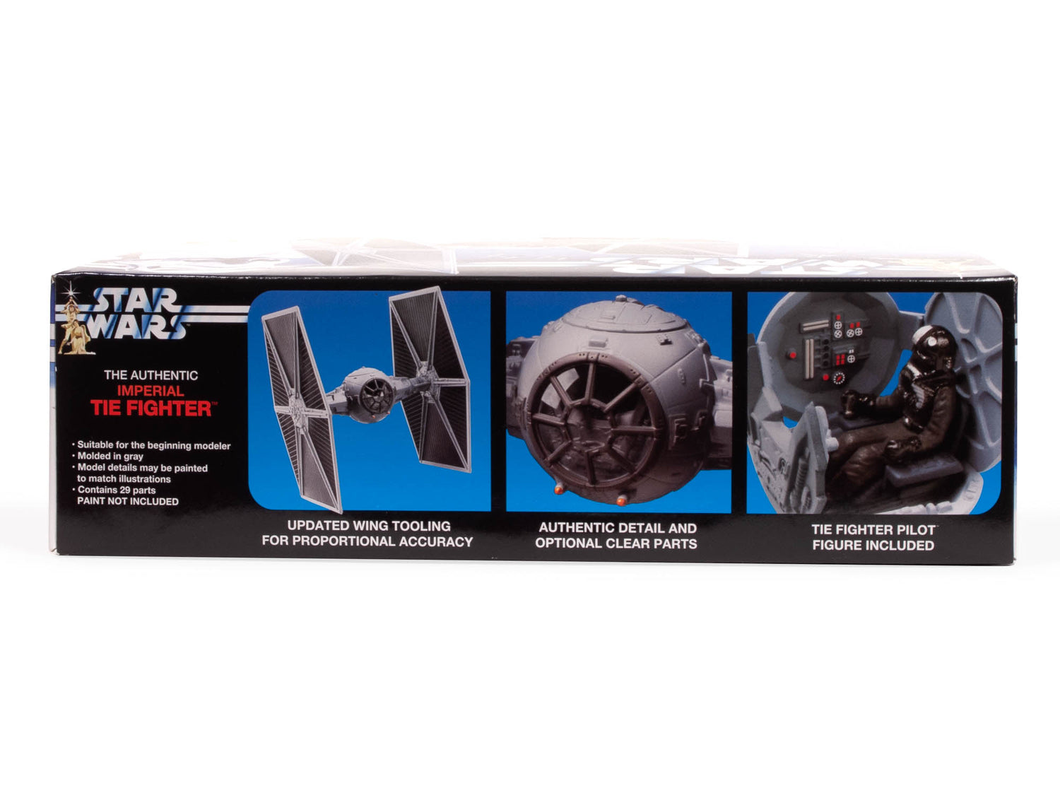 AMT Star Wars: A New Hope TIE Fighter 1:48 Scale Model Kit - Auto World Store