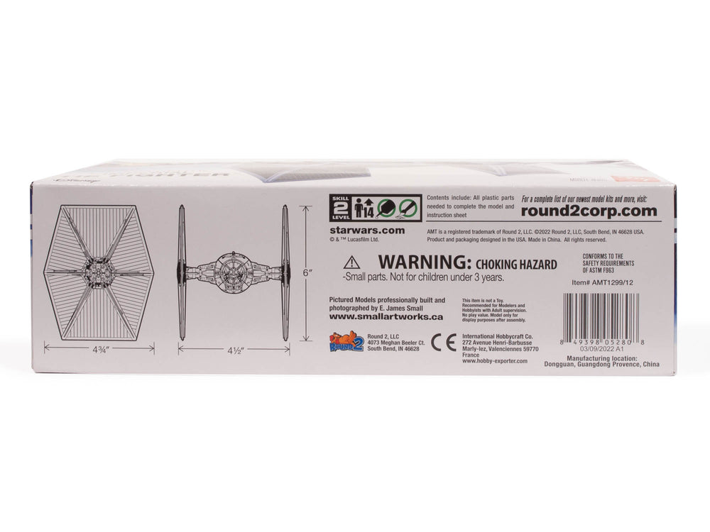 AMT Star Wars: A New Hope TIE Fighter 1:48 Scale Model Kit - Auto World Store