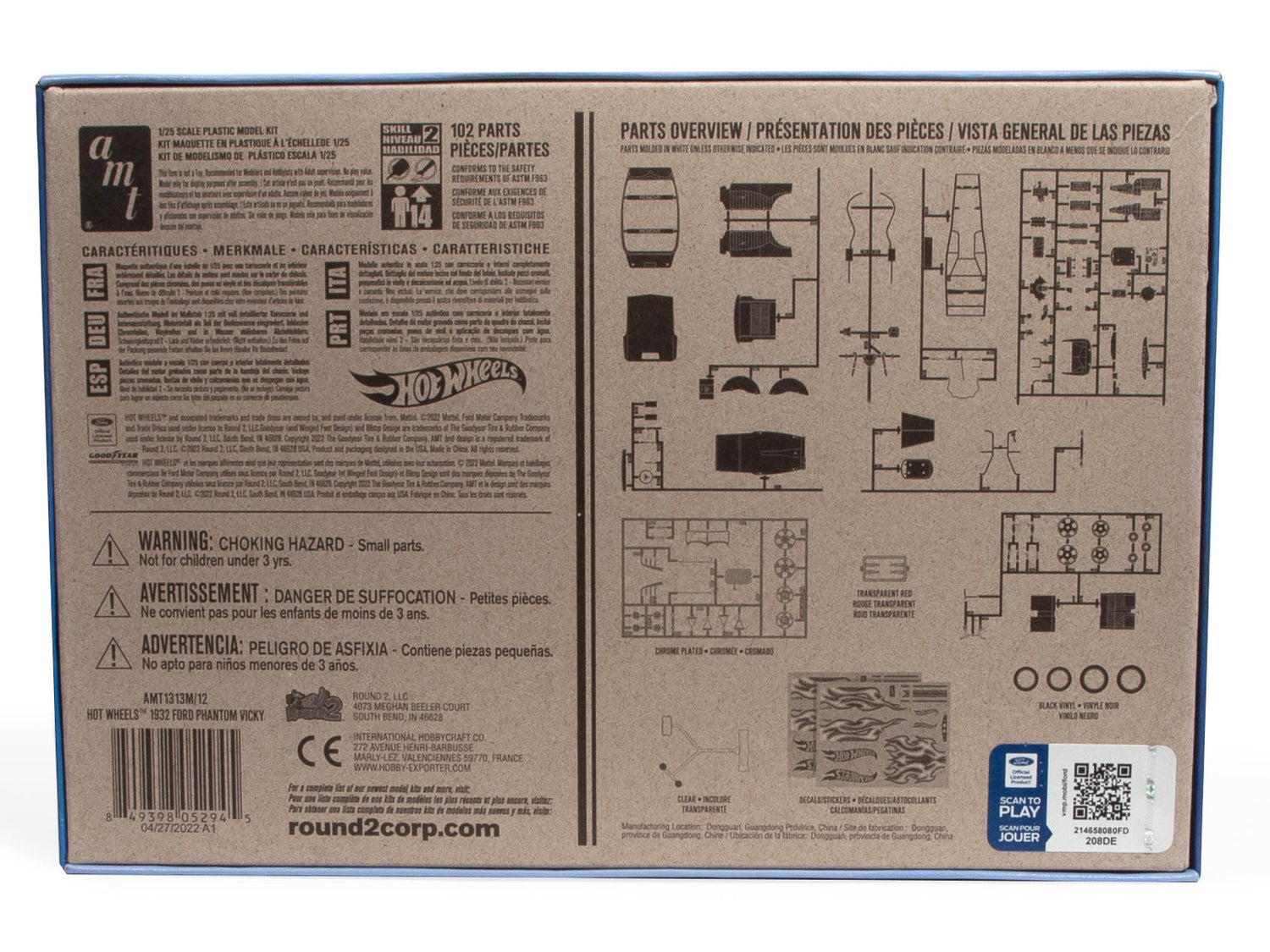 AMT 1932 Ford Phantom Vicky Hot Wheels 1:25 Scale Model Kit