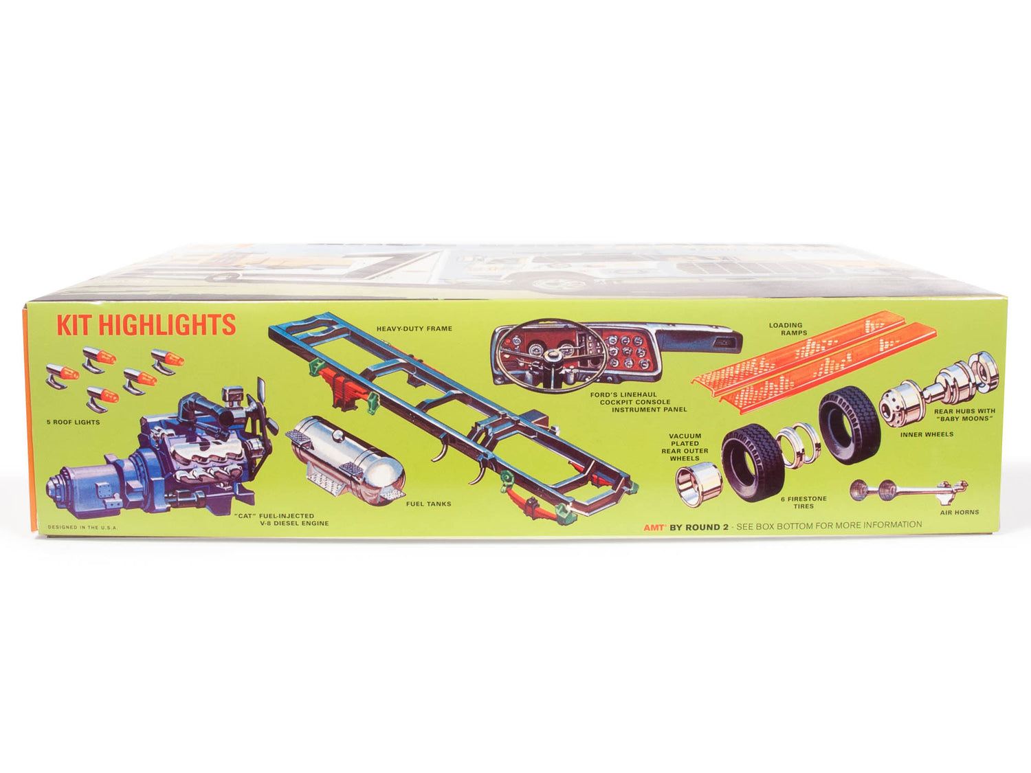 AMT Ford LN 8000 Race Car Hauler 1:25 Scale Model Kit