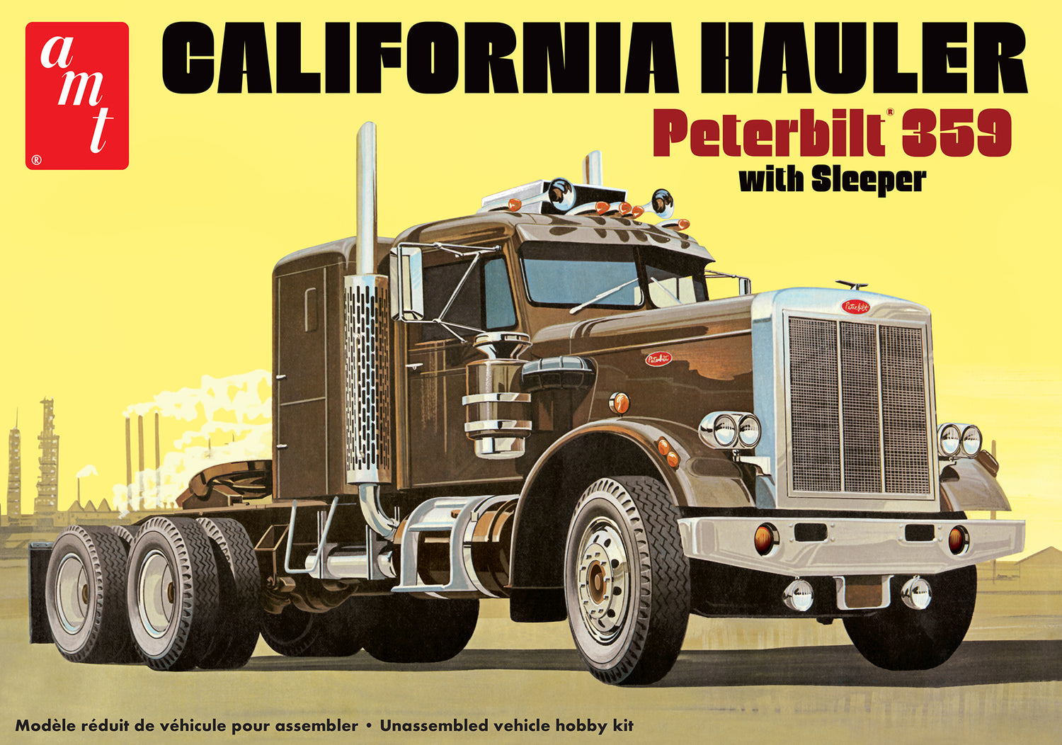 AMT Peterbilt 359 California Hauler w/Sleeper 1:25 Scale Model Kit