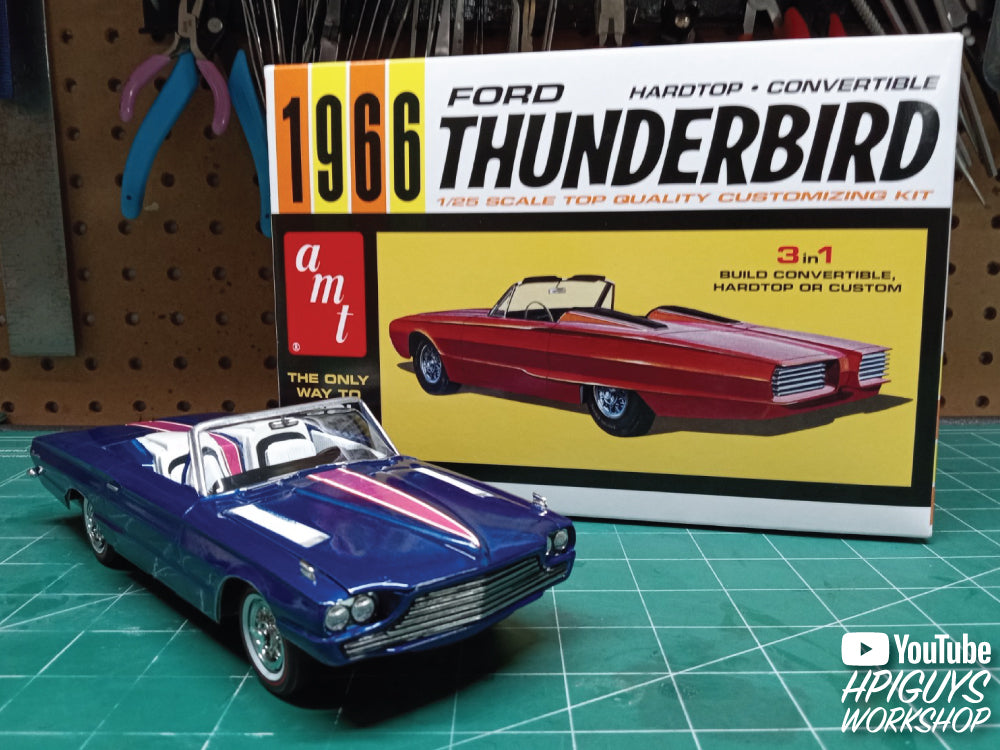 AMT 1966 Ford Thunderbird Hardtop/Convertible 1:25 Scale Model Kit