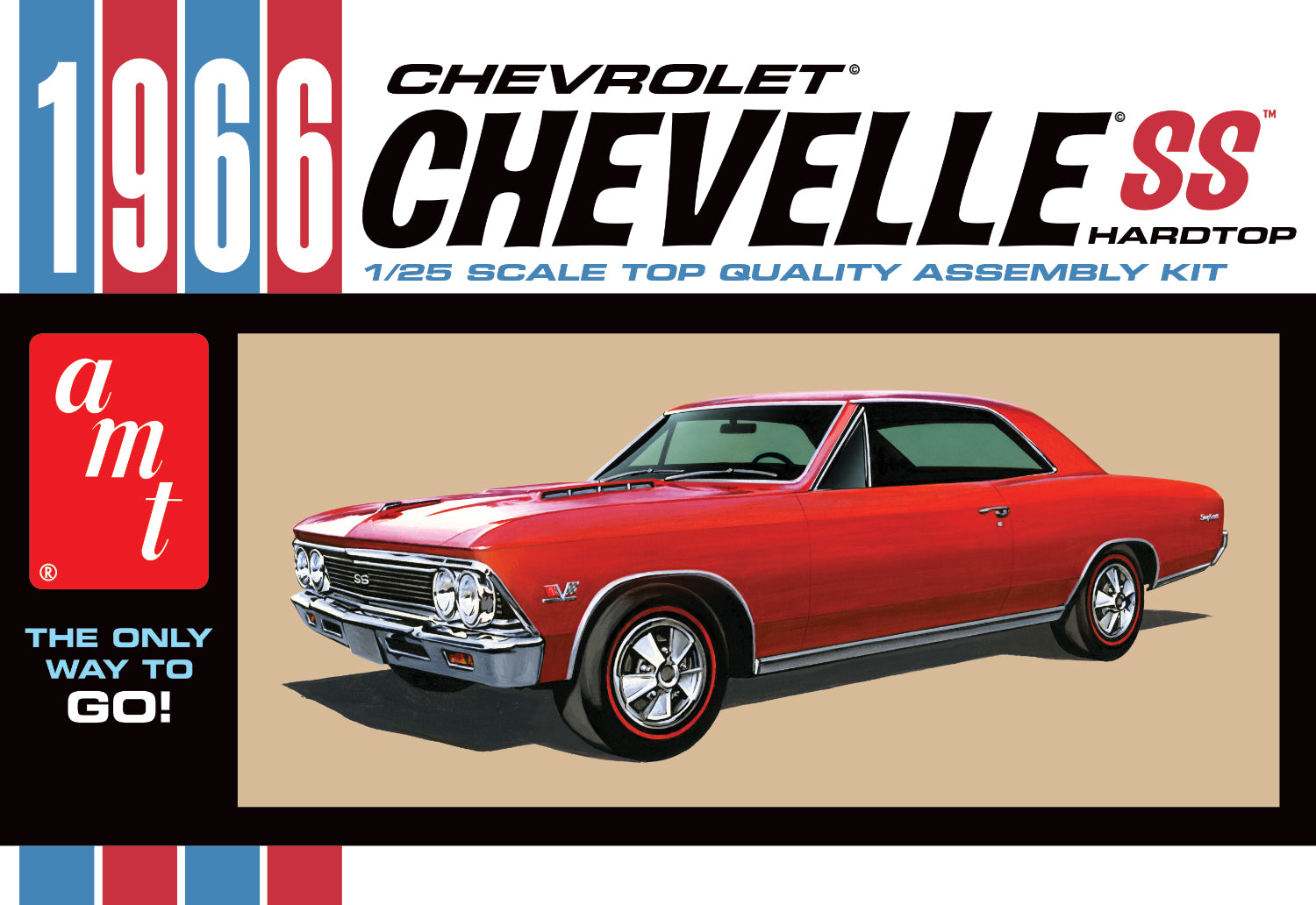 AMT 1966 Chevy Chevelle SS 1:25 Scale Model Kit