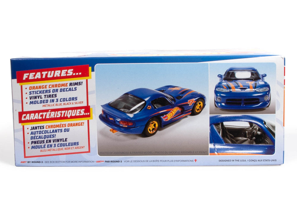 AMT Hot Wheels 1997 Dodge Viper GTS Snap 1:25 Scale Model Kit
