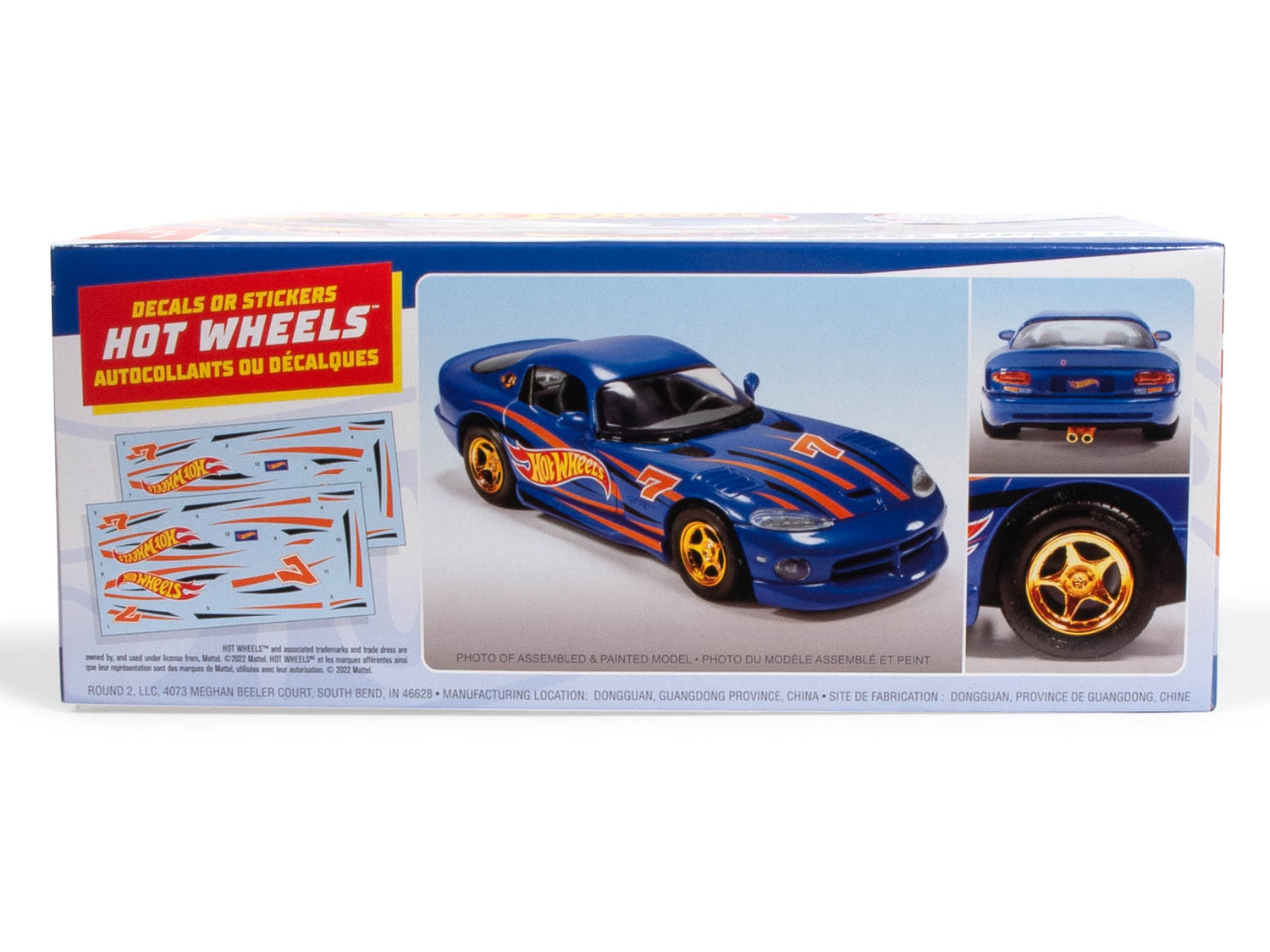 AMT Hot Wheels 1997 Dodge Viper GTS Snap 1:25 Scale Model Kit