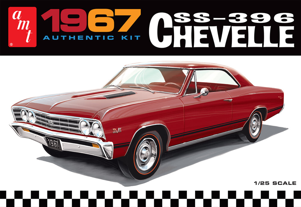 AMT 1967 Chevrolet Chevelle SS396 1:25 Scale Model Kit