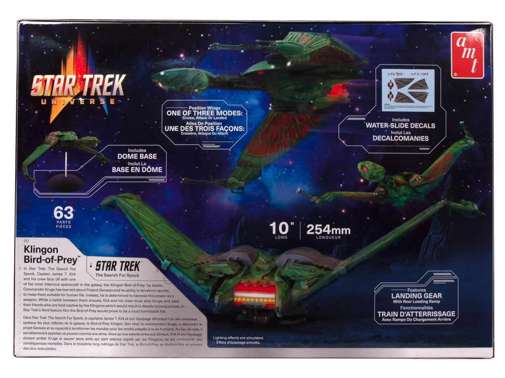 AMT Star Trek Klingon Bird of Prey 1:350 Scale Model Kit