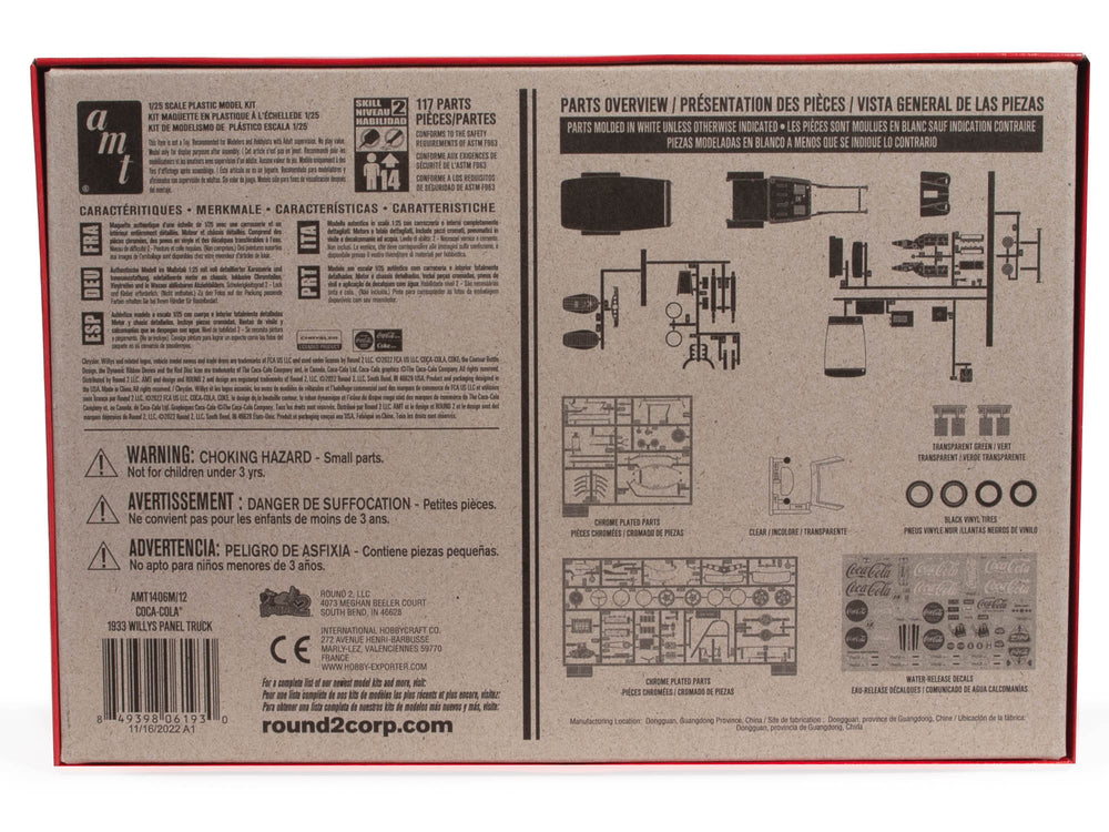 AMT 1933 Willys Panel Coke 1:25 Scale Model Kit