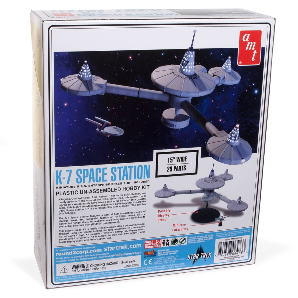 AMT Star Trek K-7 Space Station 1:7600 Scale Model Kit