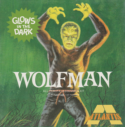 Atlantis Lon Chaney Jr. The Wolfman Glow Edition 1:8 Scale Model Kit