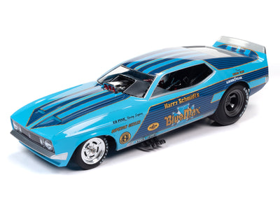 Auto World Blue Max 1973 Ford Mustang Funny Car (Legends of the Quarter Mile) 1:18 Scale Diecast