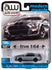 Auto World 2021 Shelby GT500 Carbon Edition (Iconic Silver with Twin Black Stipes on Lower Rockers) 1:64 Diecast