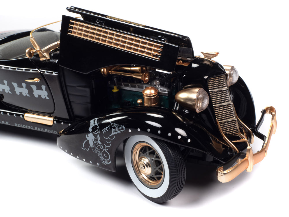 Auto World Monopoly 1935 Auburn 851 Speedster Monopoly 1:18 Scale Diecast (118 SALE)