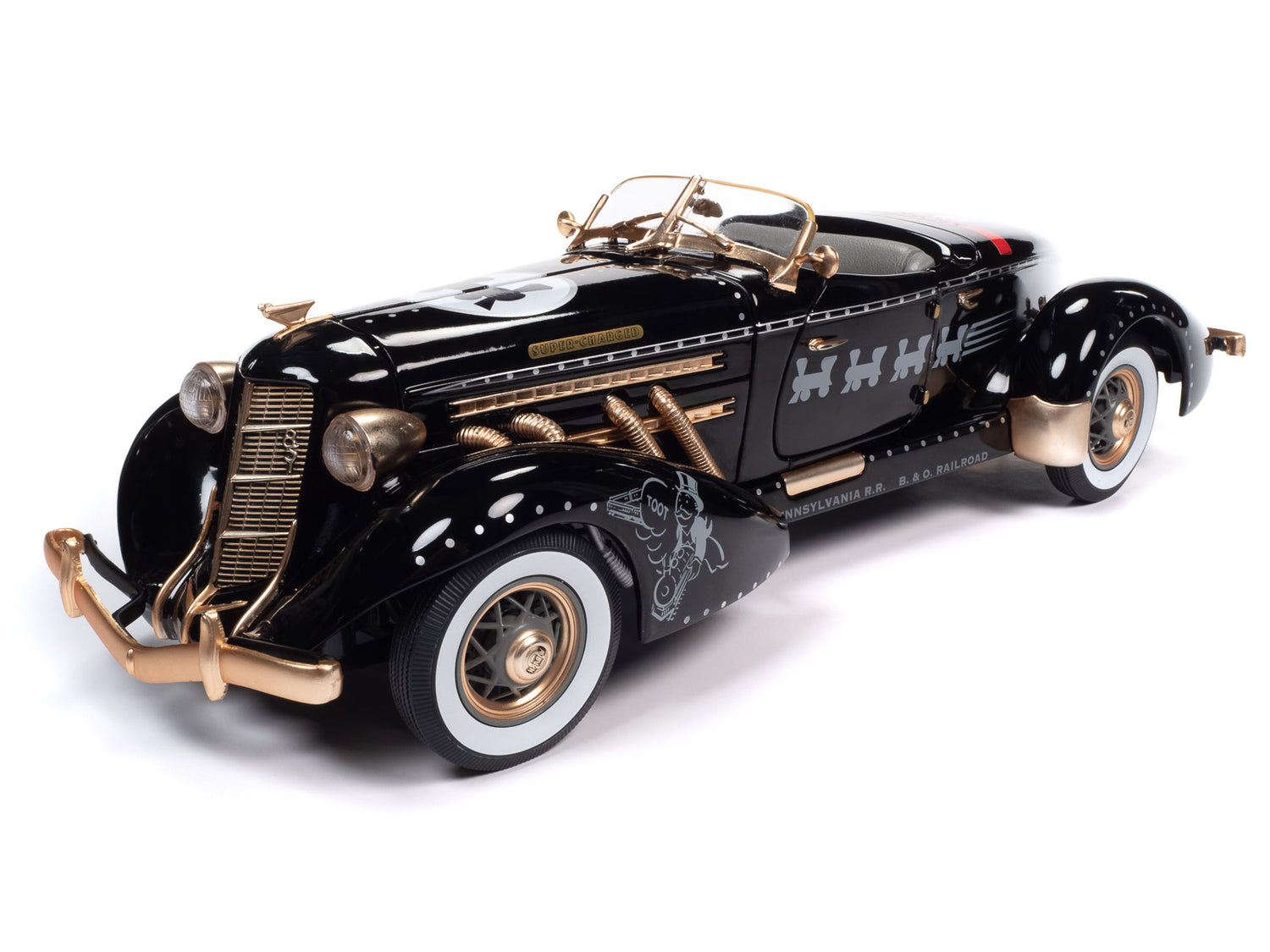 Auto World Monopoly 1935 Auburn 851 Speedster Monopoly 1:18 Scale Diecast (118 SALE)
