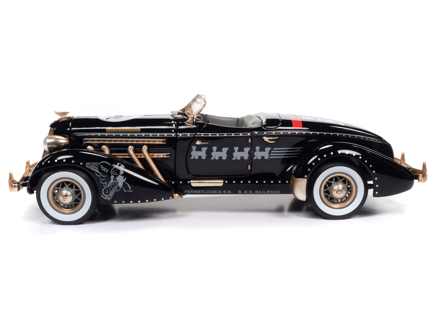 Auto World Monopoly 1935 Auburn 851 Speedster Monopoly 1:18 Scale Diecast (118 SALE)