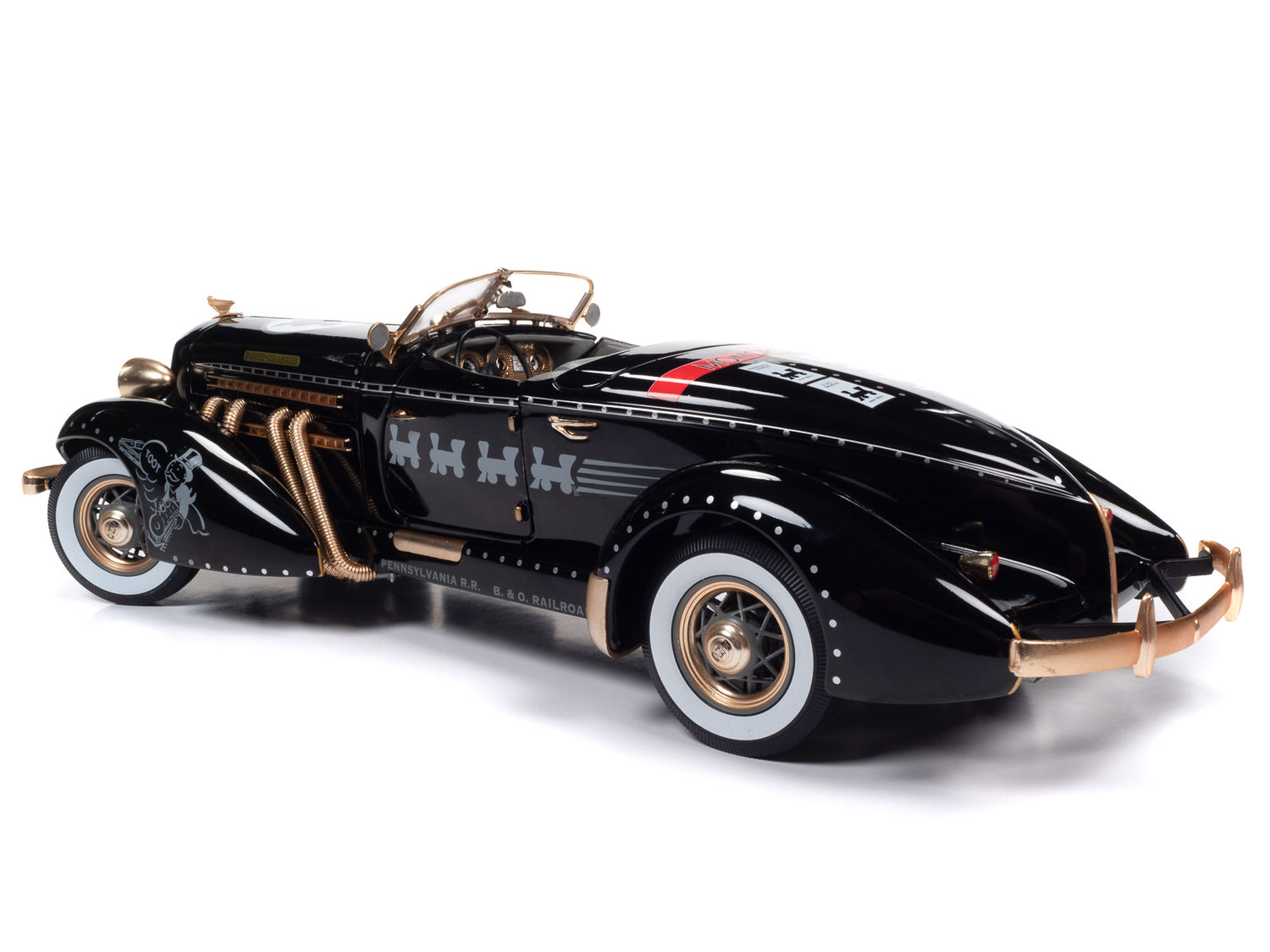 Auto World Monopoly 1935 Auburn 851 Speedster Monopoly 1:18 Scale Diecast (118 SALE)