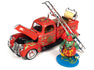 Auto World Rat Fink Fire Truck w/Resin Figure 1:18 Scale Diecast
