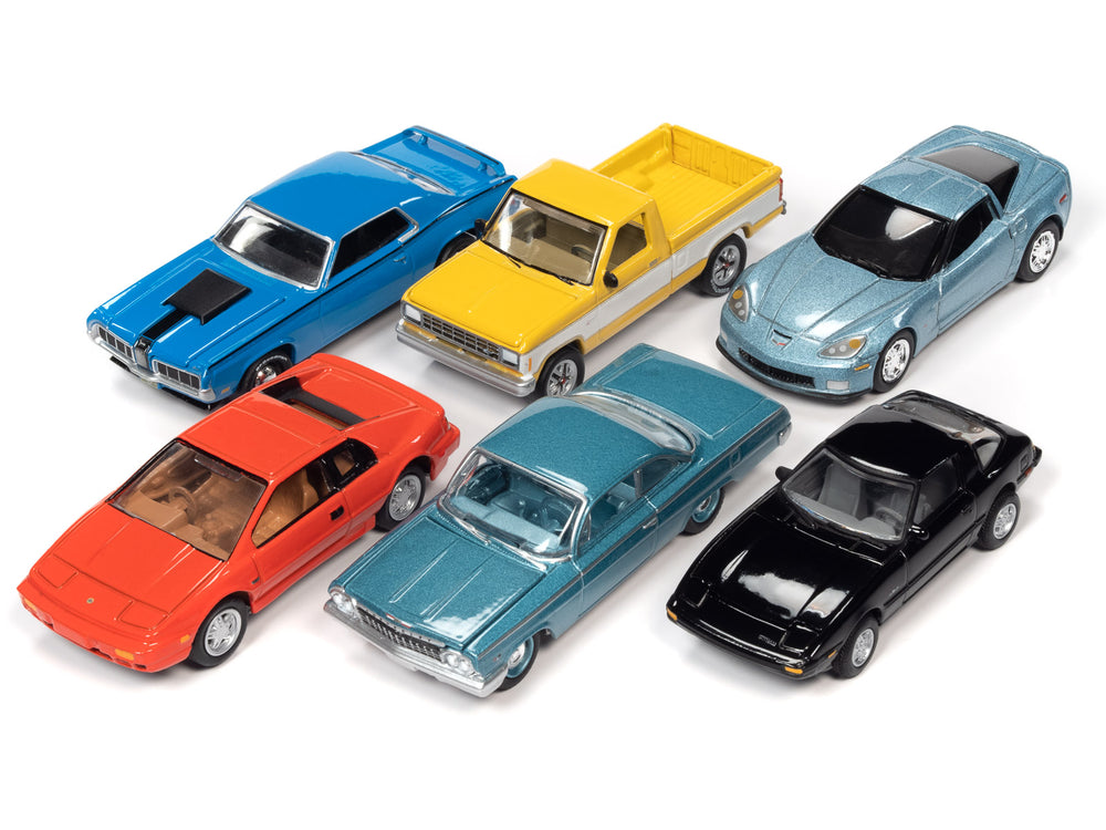 Johnny Lightning Classic Gold 2021 Release 4 Set A (6-Car Set) 1:64 Diecast