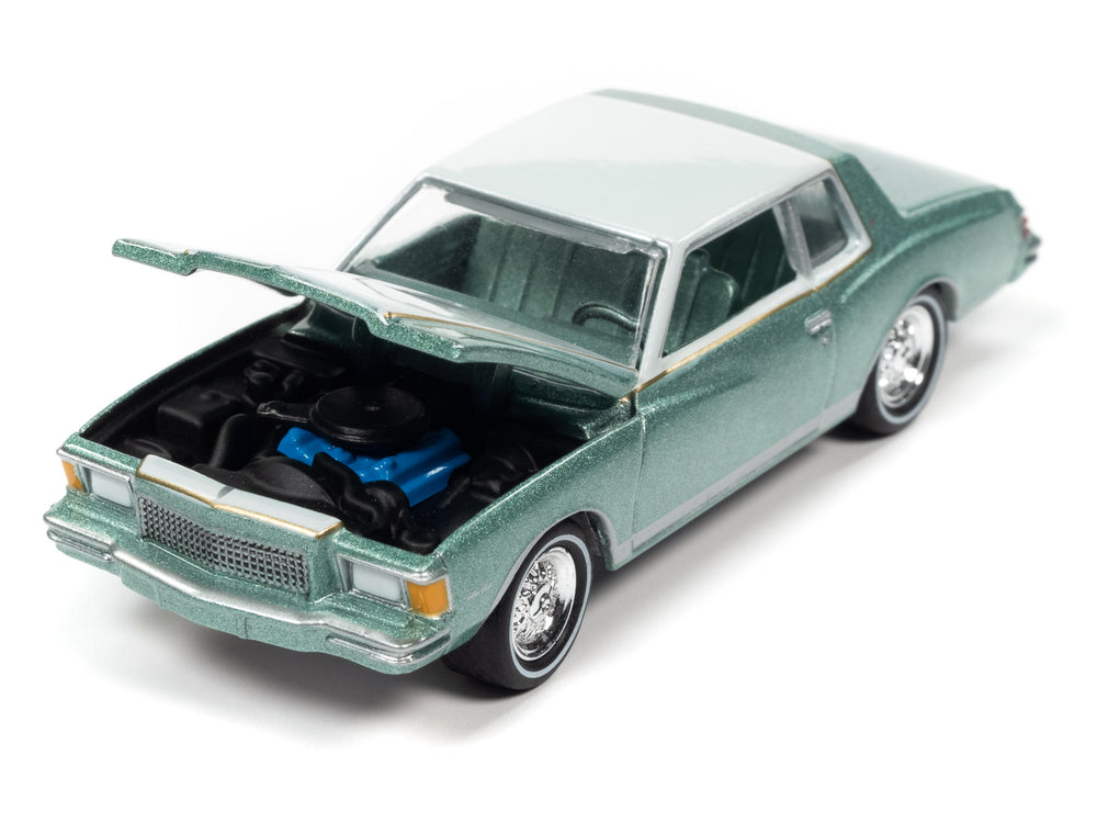 Johnny Lightning Muscle Cars 1979 Chevrolet Monte Carlo (Medium Green Firemist Poly Body  w/Light Green Upper Color (2-Tone)) 1:64 Scale Diecast