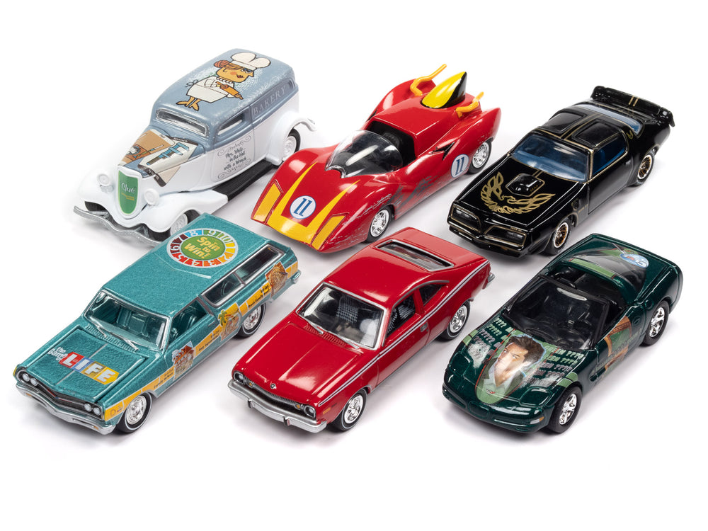 Johnny Lightning Pop Culture 2022 Release 4 (6-Car Sealed Case) 1:64 Diecast