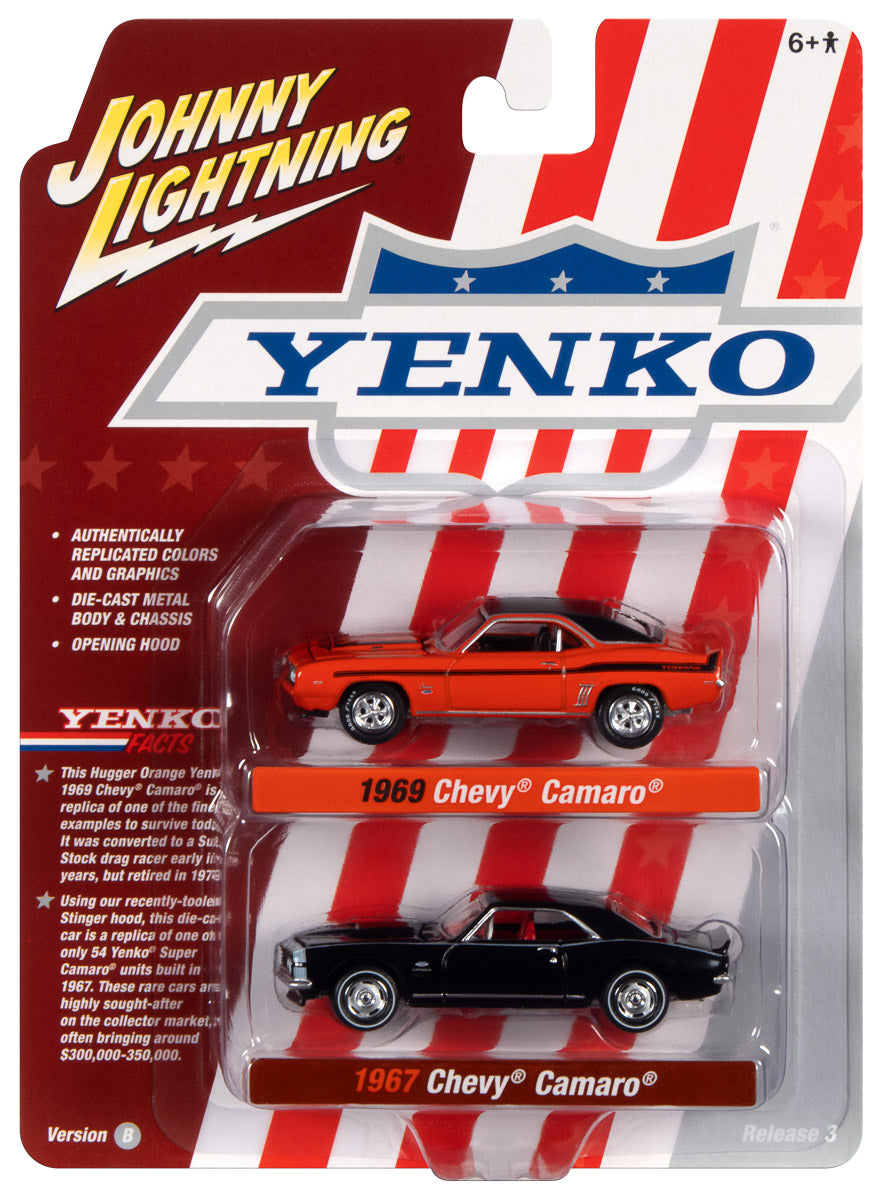 Johnny Lightning 2022 Release 3 YENKO Version B (2-Pack) 1:64 Scale Diecast