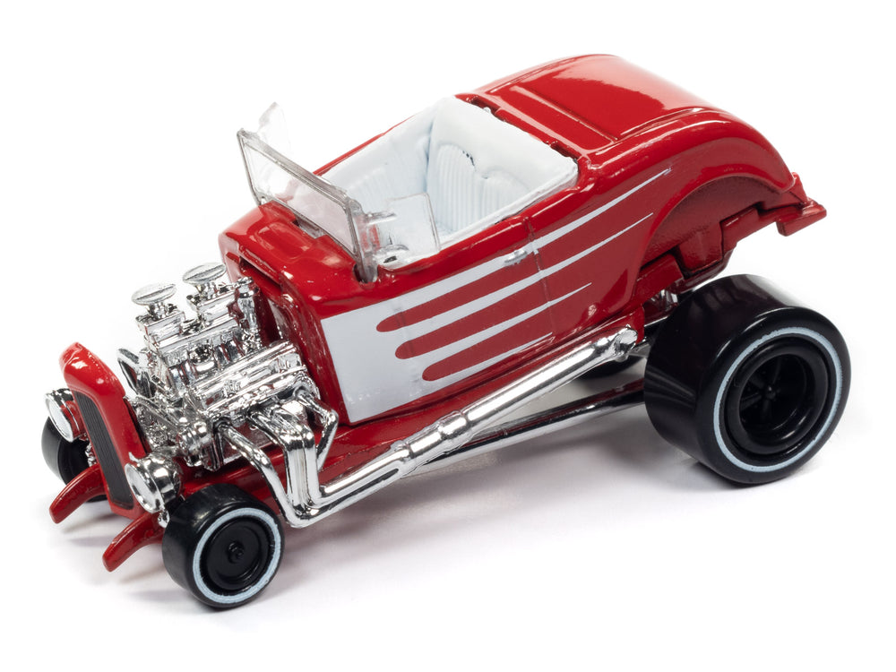 Johnny Lightning Street Freaks 1932 Ford Hiboy (Zingers) (Red w/White Scallops) 1:64 Scale Diecast