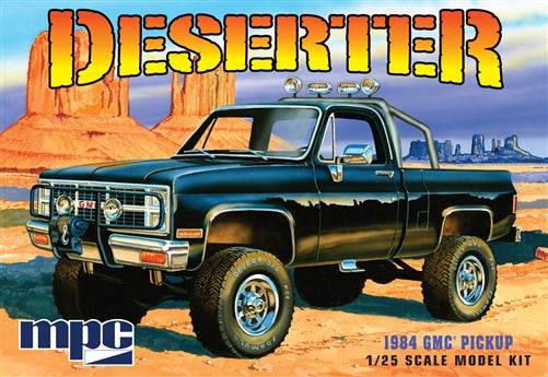 MPC 1984 GMC Pickup (Molded in Black) 1:25 Scale Model Kit