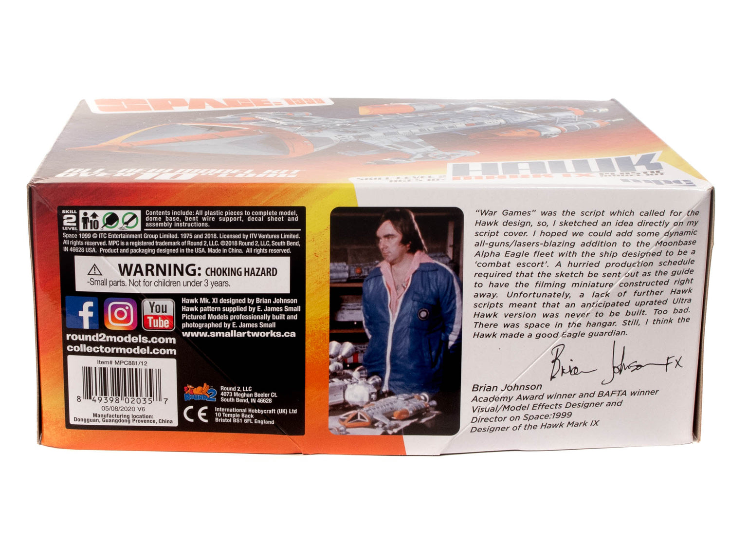 MPC Space: 1999 Hawk Mk IX 1:72 Scale Model Kit