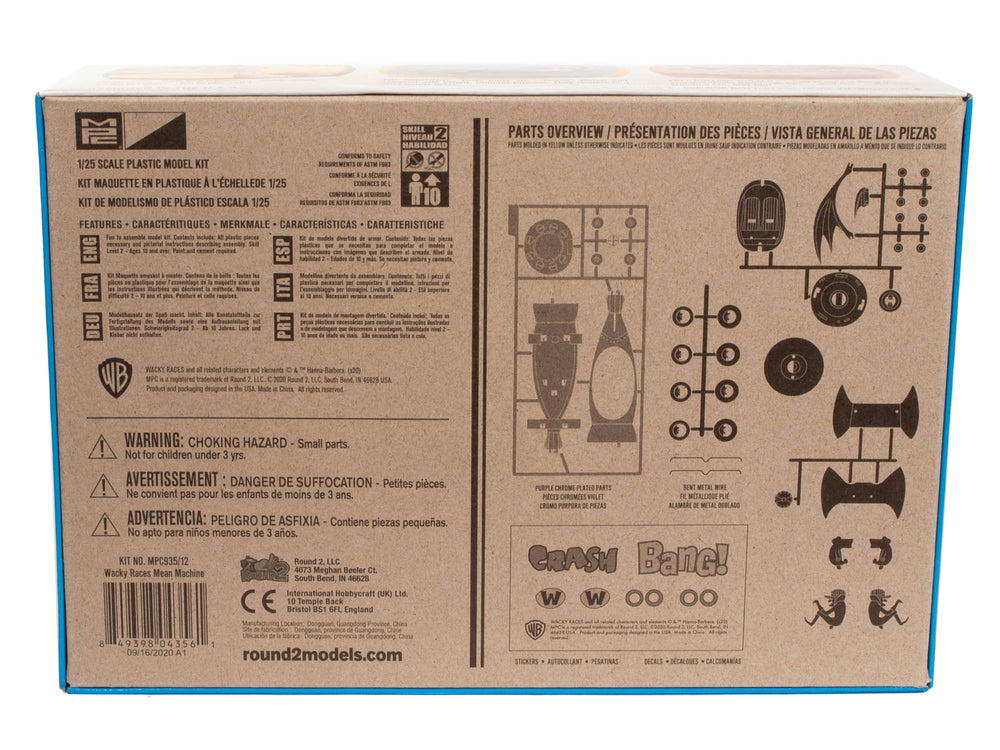 MPC Wacky Races - Mean Machine (SNAP) 1:32 Scale Model Kit