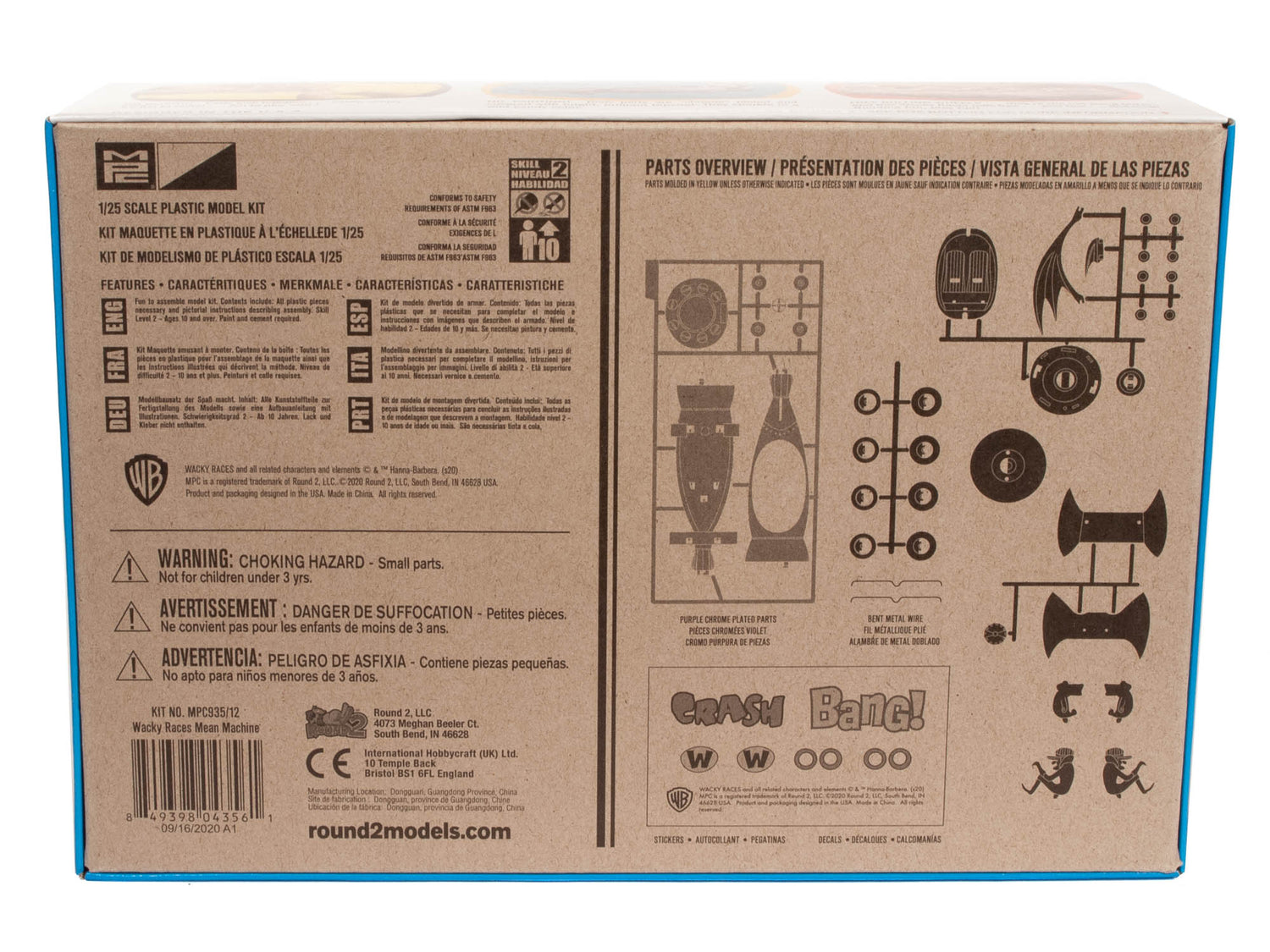 MPC Wacky Races - Mean Machine (SNAP) 1:32 Scale Model Kit