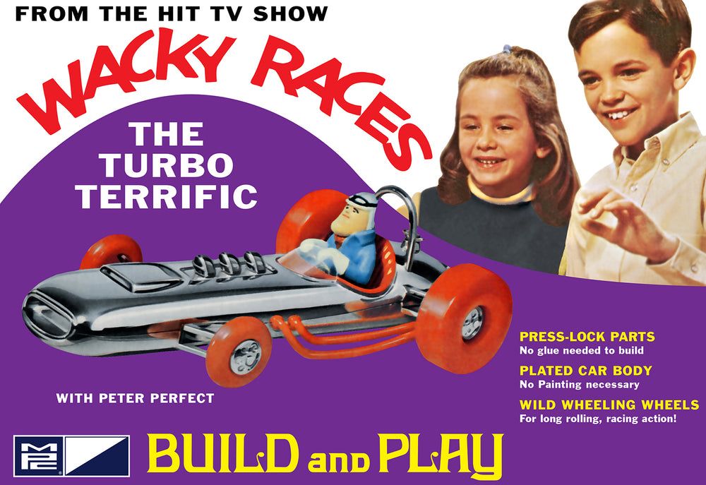 MPC Wacky Races - Turbo Terrific (SNAP) 1:32 Scale Model Kit