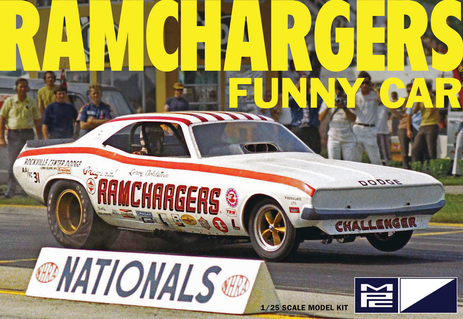 MPC Ramchargers Dodge Challenger Funny Car 1:25 Scale Model Kit