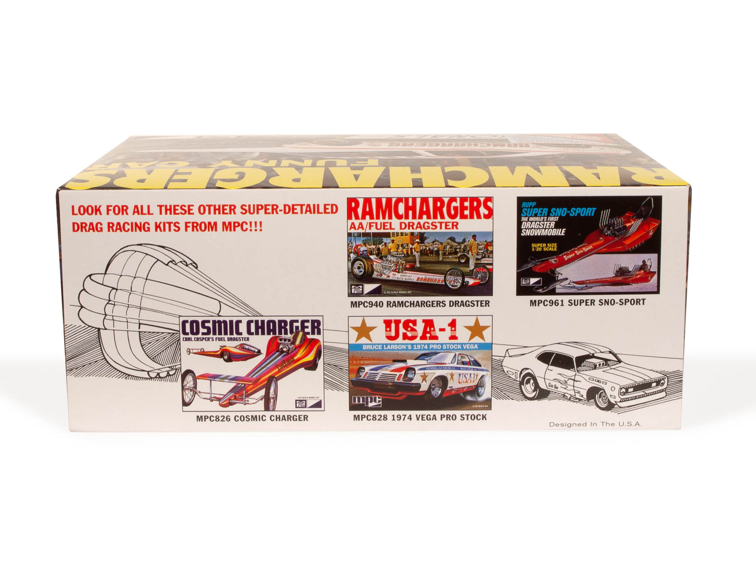 MPC Ramchargers Dodge Challenger Funny Car 1:25 Scale Model Kit