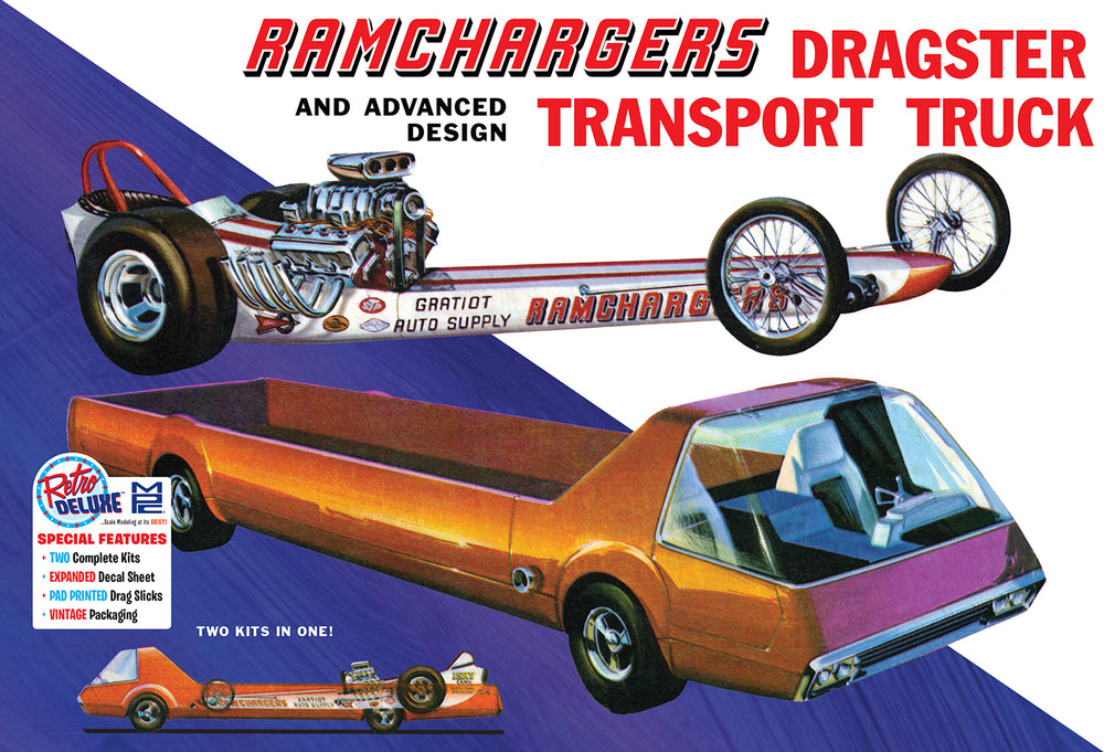 Ramchargers Dragster with Transport Truck model