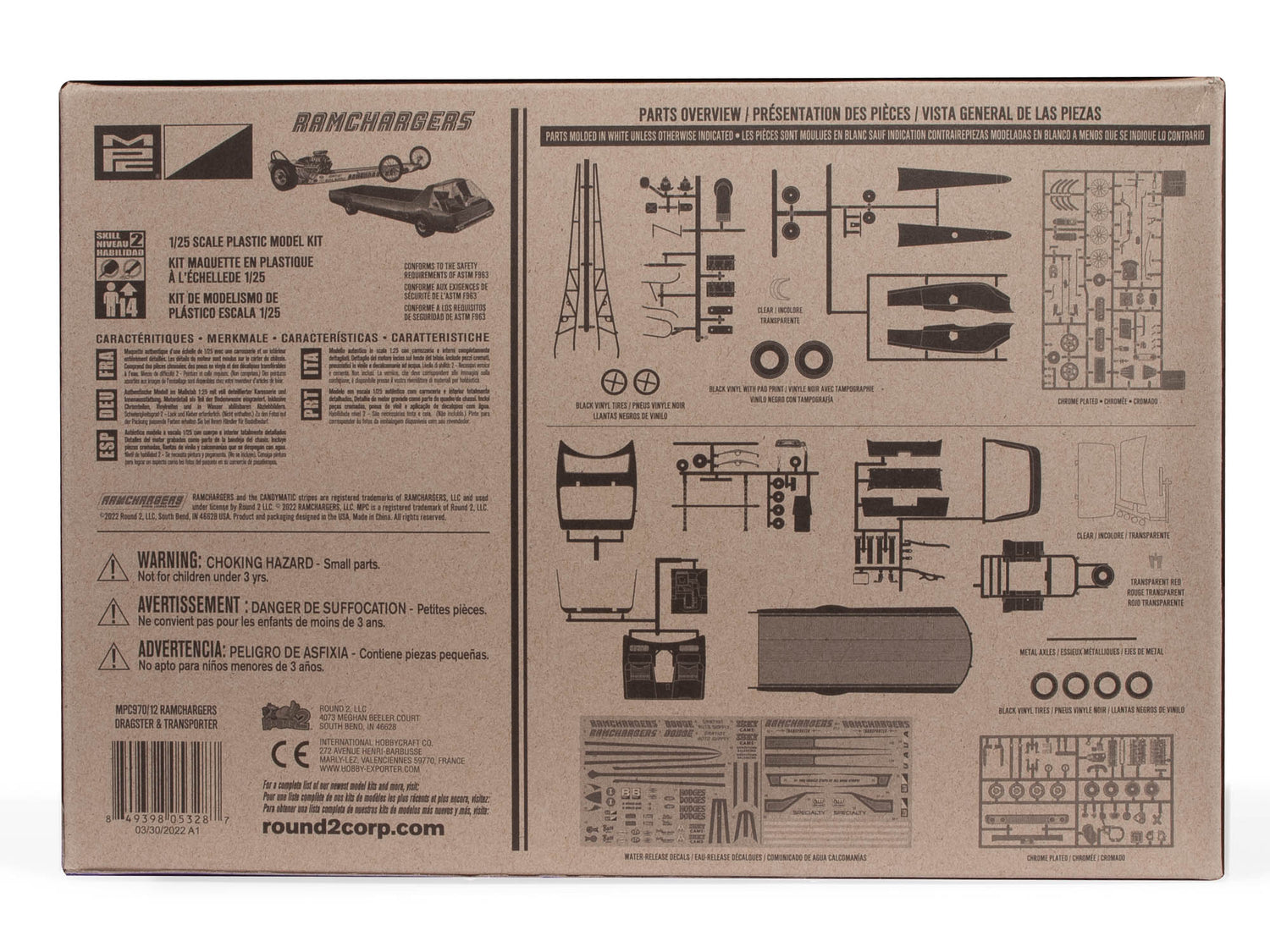 Ramchargers Dragster with Transport Truck parts overview