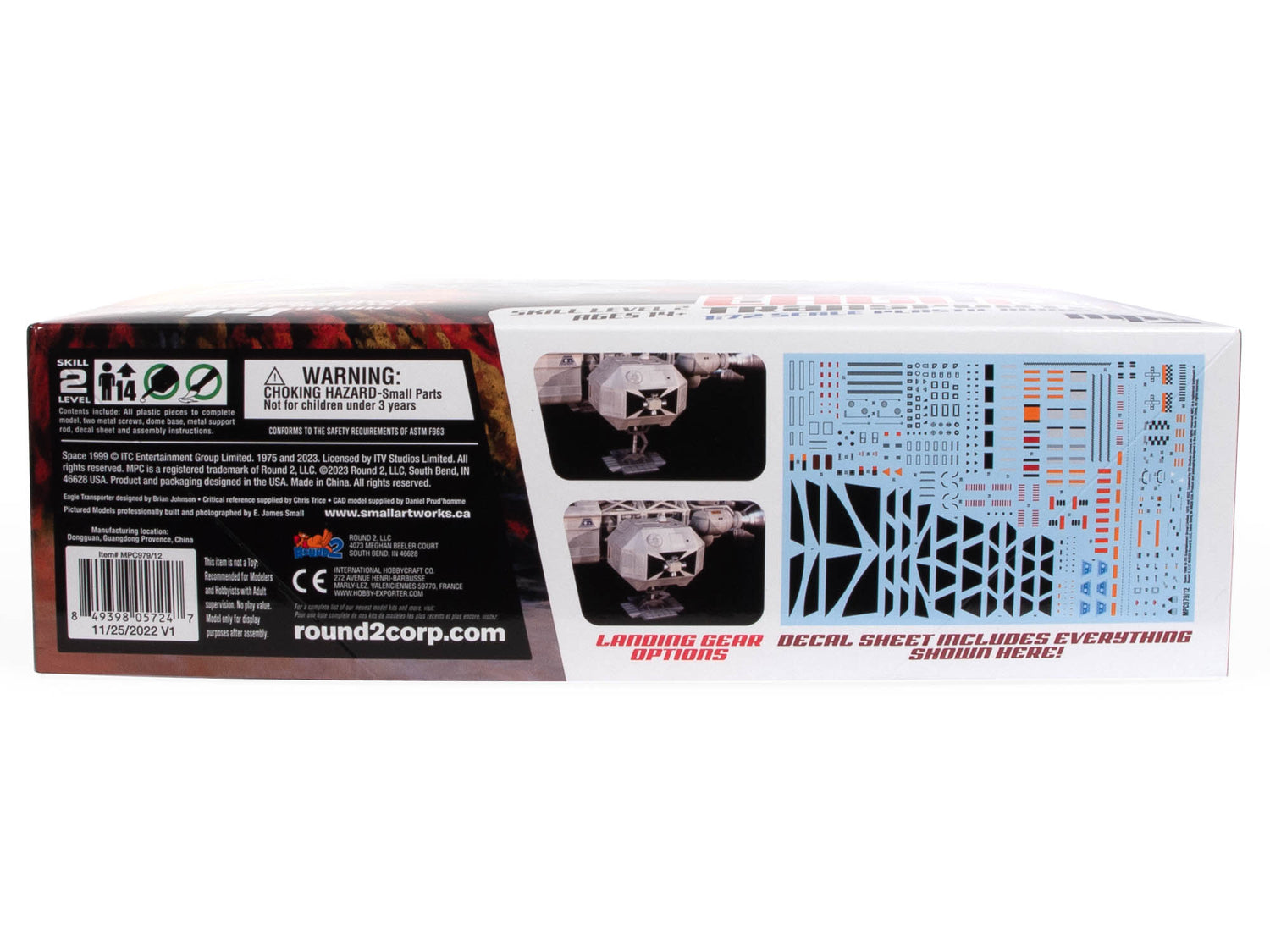 MPC 14" Space:1999 Eagle 4 featuring Lab Pod & Spine Booster 1:72 Scale Model Kit