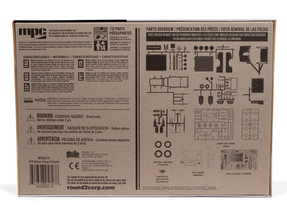 MPC 1975 Datsun Pickup "Li'l Hustler" 1:25 Scale Model Kit
