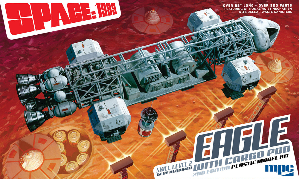 MPC Space 1999: 22" Eagle w/Cargo Pod 1:48 Scale Model Kit
