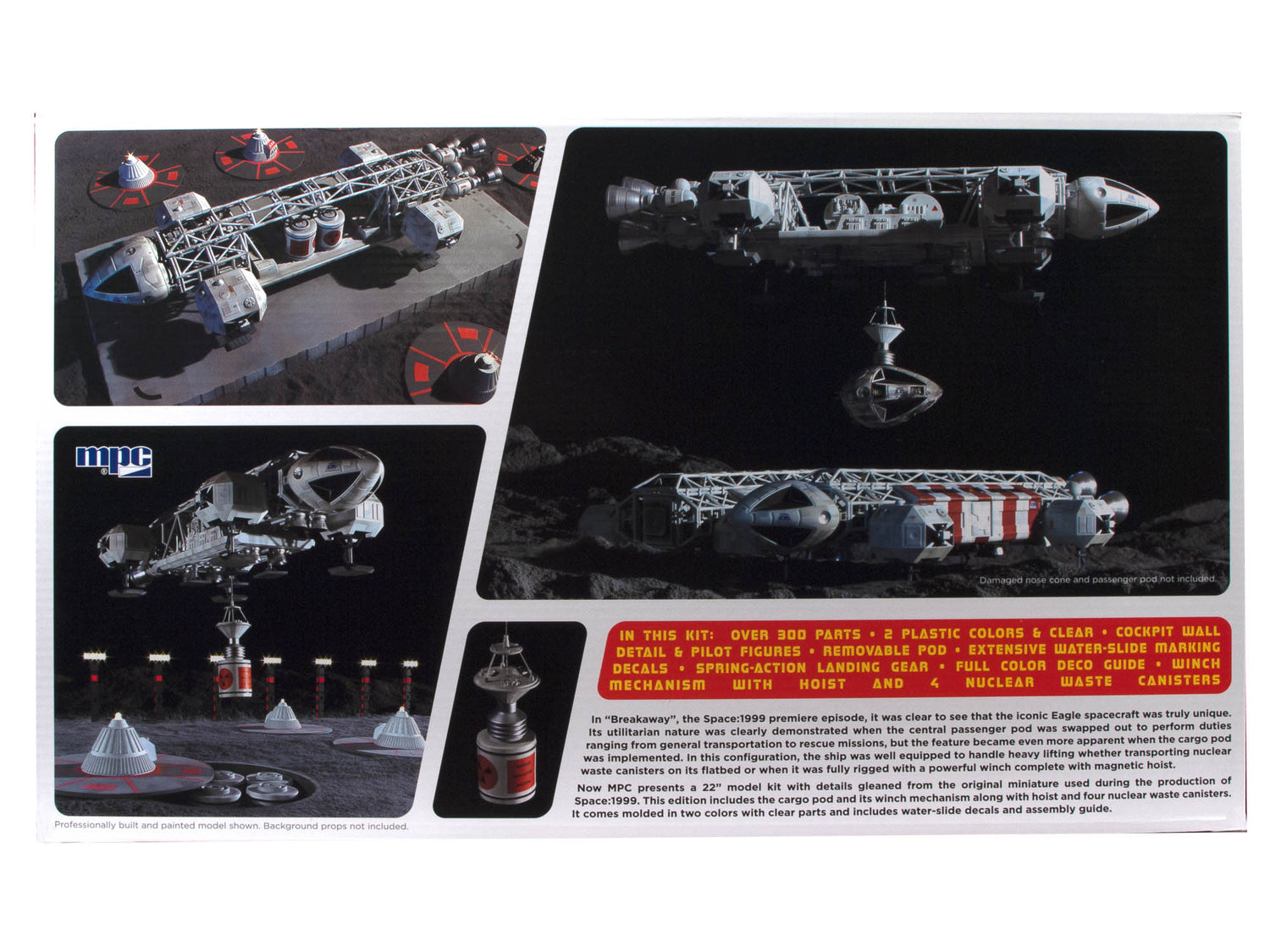 MPC Space 1999: 22" Eagle w/Cargo Pod 1:48 Scale Model Kit