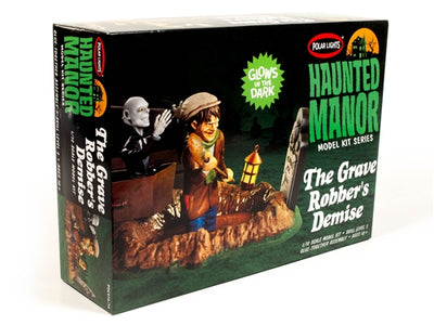 Polar Lights Haunted Manor: The Grave Robber's Demise 1:12 Scale Model Kit