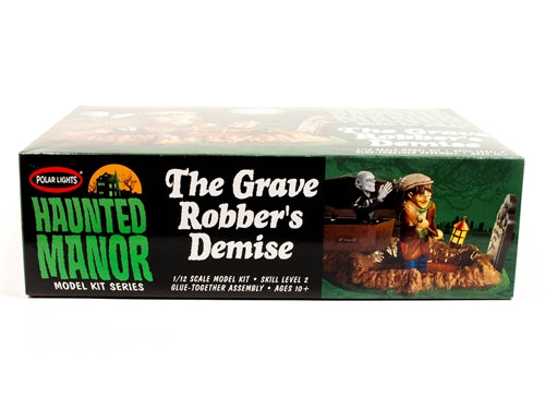 Polar Lights Haunted Manor: The Grave Robber's Demise 1:12 Scale Model Kit