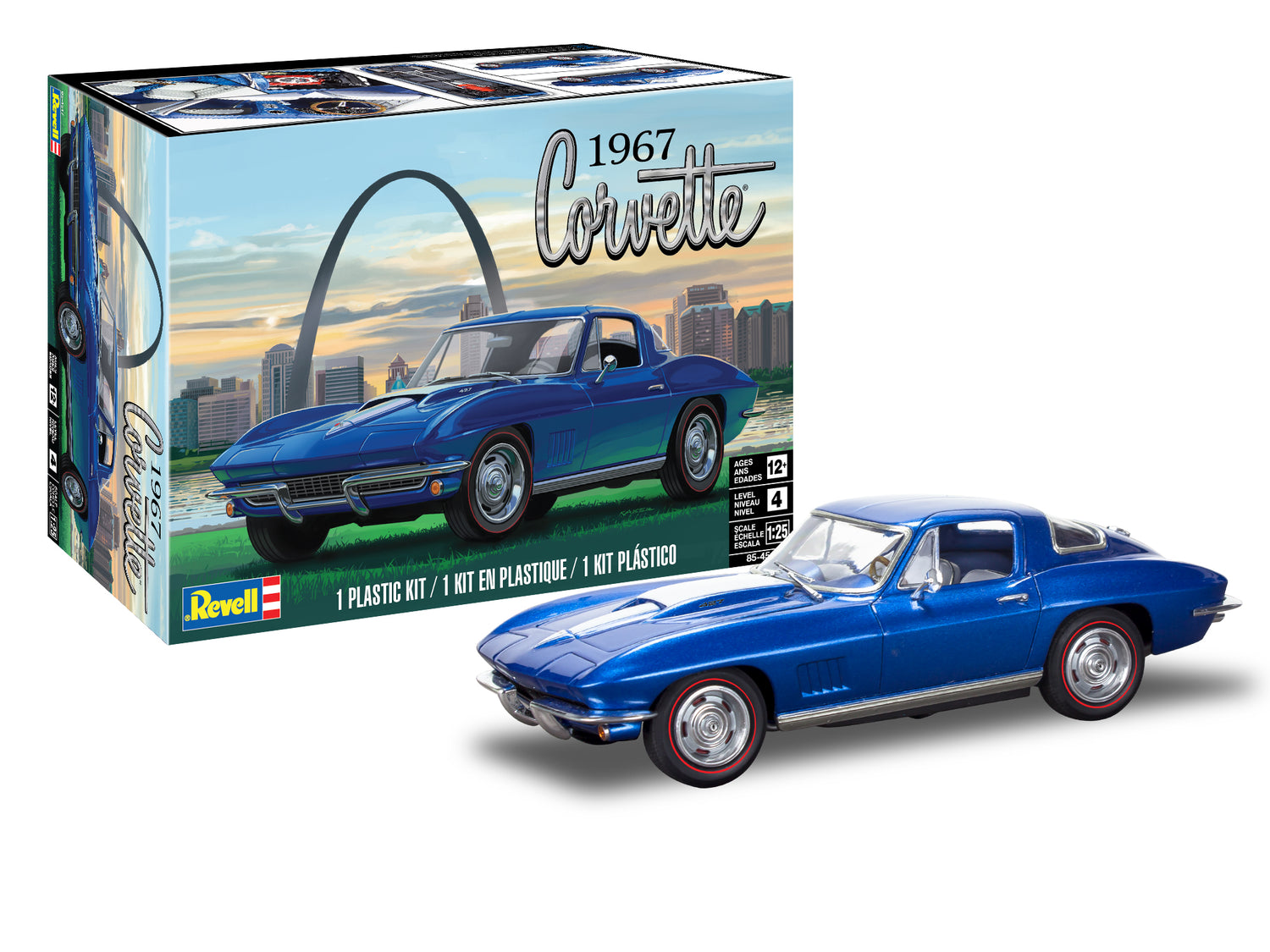 Revell 1967 Corvette Coupe 1:25 Scale Model Kit