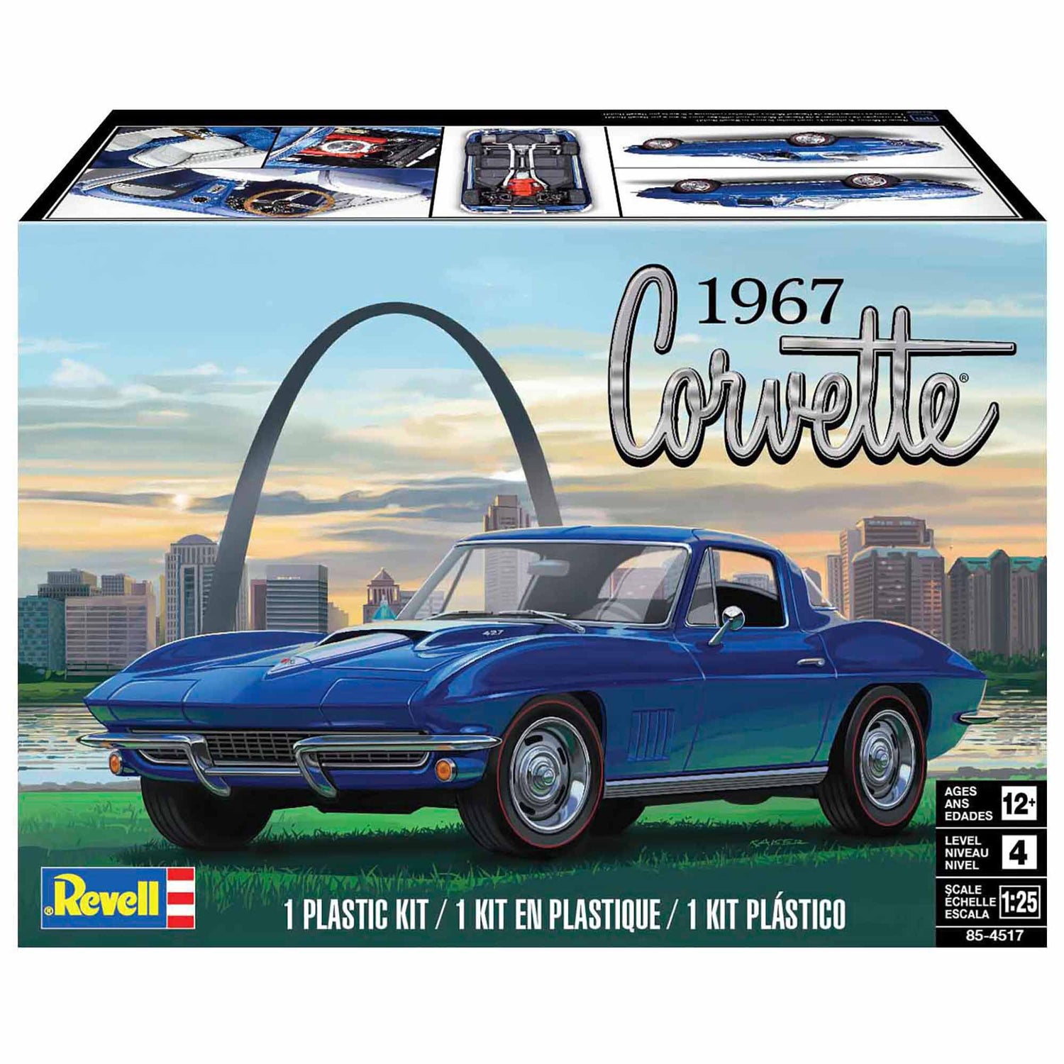 Revell 1967 Corvette Coupe 1:25 Scale Model Kit